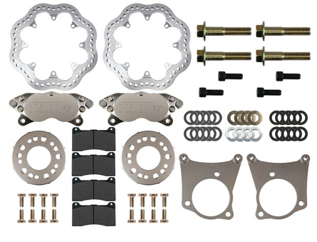 04-10 Cadillac XLR TBM Drag Racing Brakes (Reuses Factory Hubs) 001-0245-TBM Brakes-Motion Raceworks