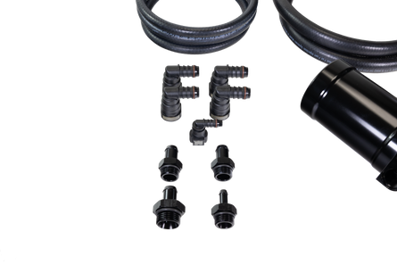 Motion Raceworks F150 2 Stage Active Billet Closed System Catch Can Coyote Kit - Motion Raceworks