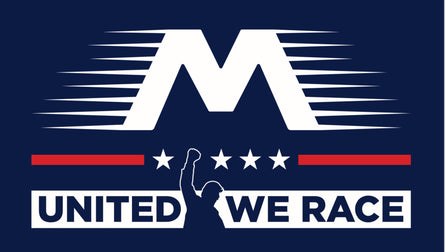United We Race Freedom Decal 6.5"x4" - Motion Raceworks