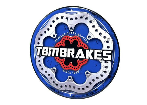 TBM 12" Stamped Metal Sign - Motion Raceworks
