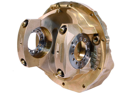 9" Ford Aluminum Thru Bolt Case 4.00" Bearing w/ Alumimum Caps (Gold Finish)