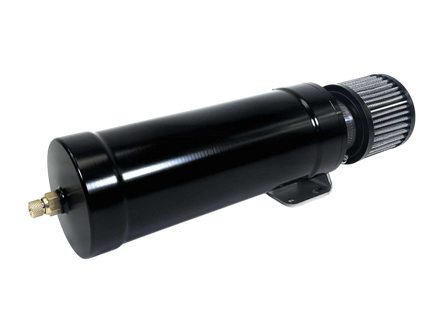 1 Qt XL Top Loader Billet Internally Baffled Oil Catch Can (Dual 10AN Port)