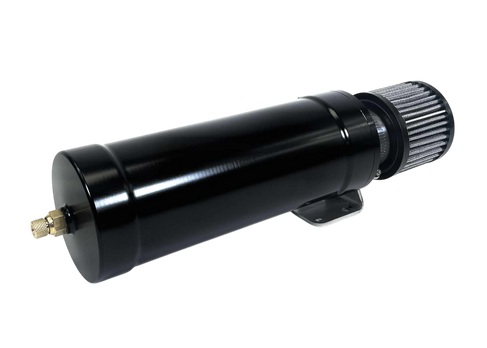 1 Qt XL Top Loader Billet Internally Baffled Oil Catch Can (Dual 10AN Port) - Motion Raceworks