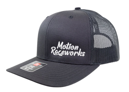 Black & Silver Retro Snapback Hat XL