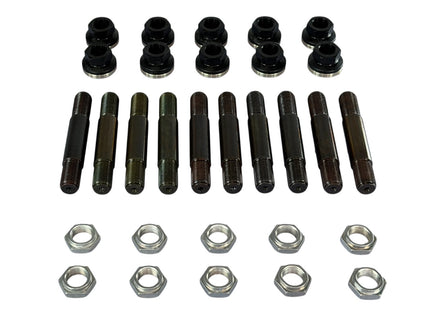 5/8" Steel Wheel Stud Kit w/ Aluminum Lugnuts (2" shoulder) 51560a