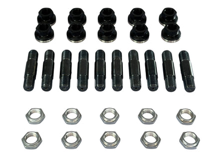 5/8" Wheel Steel Stud Kit w/ Aluminum Lugnuts (1.187" shoulder) 51580a