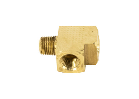 Brass "T" for Wastegate Sensor Mounting for Dome Pressure 1/8" NPT - Motion Raceworks