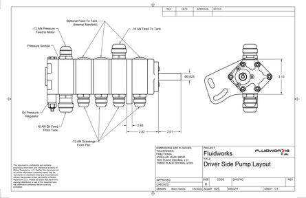 Fluidworks 5 Stage Belt Drive Racing Dry Sump Oil Pump 5-500-Fluidworks-Motion Raceworks