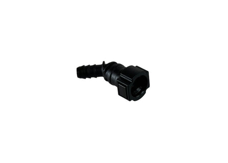 Quick Release Fitting to 3/8" Barb 45 Degree Factory 3/8" Valve Cover Connection (Plastic)