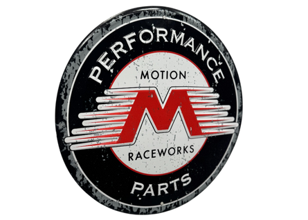 Motion Raceworks 12" Stamped Metal Sign - Motion Raceworks