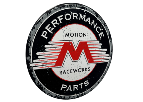 Motion Raceworks 12" Stamped Metal Sign - Motion Raceworks