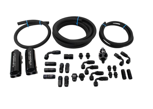 Extreme Swap Fuel System Plumbing Kit Dual 8AN Feed (Just add up to 6gpm pump) - Motion Raceworks