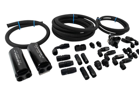 Extreme Swap Fuel System Plumbing Kit Dual 8AN Feed (Just add up to 6gpm pump) - Motion Raceworks