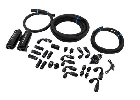 Extreme Swap Fuel System Plumbing Kit Dual 8AN Feed (Just add up to 6gpm pump) - Motion Raceworks