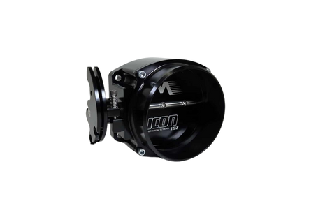 ICON Race 102/105mm Cable Drive Throttle Body (Black) w/ Interchangeable Connection - Motion Raceworks