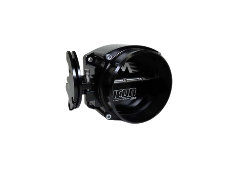 ICON Race 102/105mm Cable Drive Throttle Body (Black) w/ Interchangeable Connection - Motion Raceworks
