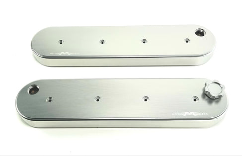 Motion Raceworks Clear Anodized Billet LS Valve Covers 10-120CLR - Motion Raceworks