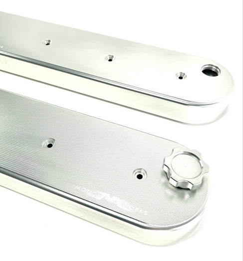 Motion Raceworks Clear Anodized Billet LS Valve Covers 10-120CLR - Motion Raceworks