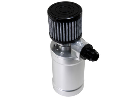 Motion Raceworks Top Loader Billet Oil Catch Can Clear Anodized ( Single 12 AN Port )