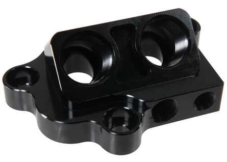 Coyote Ford Oil Remote Oil Filter Adapter Fits Gen 1-3 engines by Fluidworks - Motion Raceworks