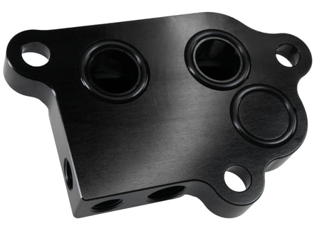 Coyote Ford Oil Remote Oil Filter Adapter Fits Gen 1-3 engines by Fluidworks - Motion Raceworks