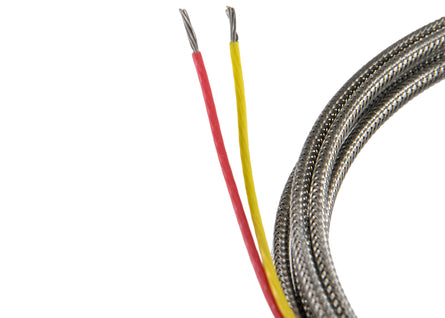 RIFE 3/16" Ktype EGT Probe w/ 72Ungrounded Junction x 4 Inch Inconel Prove w/72 Inch Stranded w/ Teflon Insulation SS Overbraid - Motion Raceworks