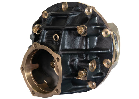 9" Ford Aluminum Thru Bolt Case 4.00" Bearing w/ Alumimum Caps (Black Cerakote)