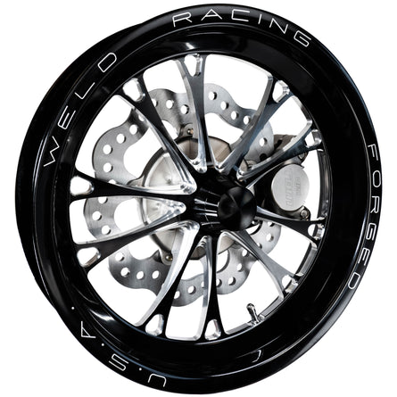 Menscer Hybrid Monotube Promod Strut (Spindle Mount Wheel) Front Lightweight Drag Racing Brakes DR1 2 Piston - Motion Raceworks