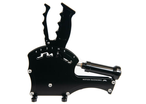 700R4 / 4L60E 4 Speed Reverse Pattern Operator Series Billet Shifter Rear Exit-Motion Raceworks-Motion Raceworks