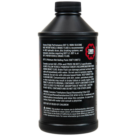 1 Case (12 bottles) TBM DOT 5.1 Extreme 6 Brake Fluid - Motion Raceworks