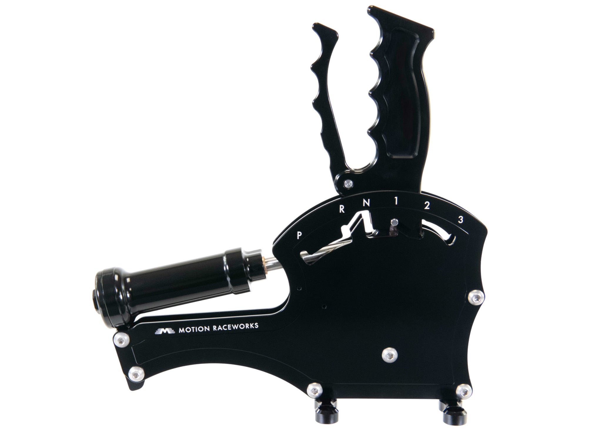 TH400 3 Speed Reverse Pattern Operator Series Billet Shifter Front