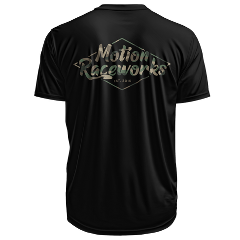 Motion Camoflauge Black Shirt District - Motion Raceworks