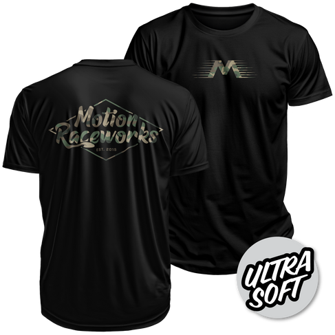 Motion Camoflauge Black Shirt District - Motion Raceworks
