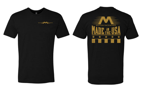 Gold Made in USA Shirt 96-144 Small - 4XL-Motion Raceworks-Motion Raceworks