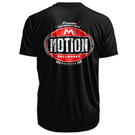 Motion Vintage Series Oil Can Shirt Black - Motion Raceworks