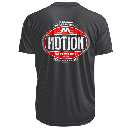 Motion Vintage Series Oil Can Shirt Gray - Motion Raceworks