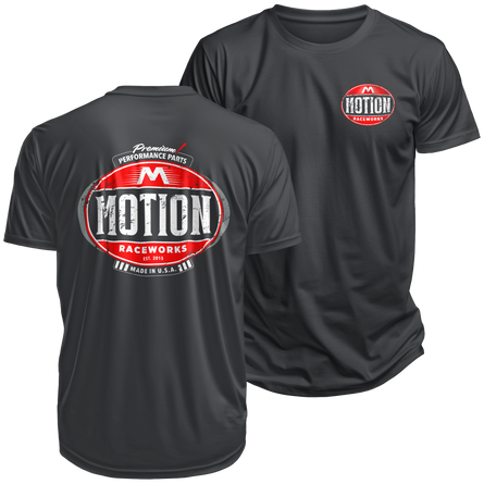 Motion Vintage Series Oil Can Shirt Gray - Motion Raceworks