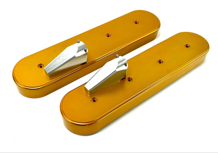 LS Xtra Clearance Race Gold Anodized Billet Valve Covers