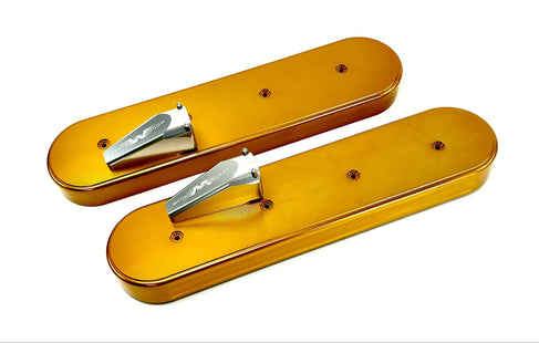 LS Race Gold Anodized Billet Valve Covers - Motion Raceworks