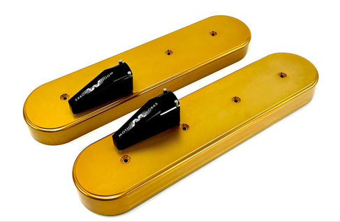 LS Race Gold Anodized Billet Valve Covers - Motion Raceworks