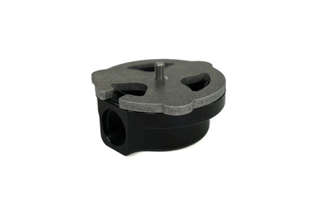 Billet Fuel Sump -12 ORB Single Outlet by Motion Raceworks 27-160-Motion Raceworks-Motion Raceworks