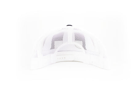 Motion Heritage Flat Bill Black w/ White Patch Snapback 95-135-Motion Raceworks-Motion Raceworks