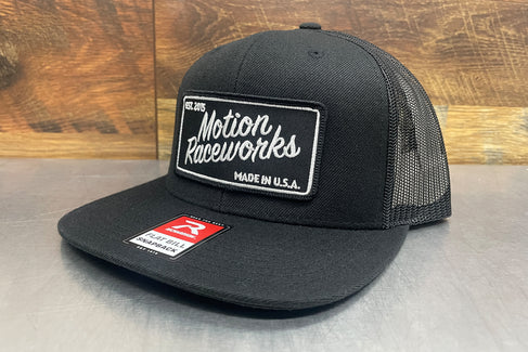 Motion Heritage Flat Bill Black Snapback 95-134-Motion Raceworks-Motion Raceworks