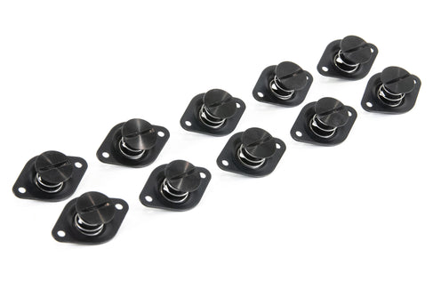 Motion Raceworks 1994-04 S10 S10/Sonoma/Blazer Dzus Hood Rails (34") (Black Anodized)-Motion Raceworks-Motion Raceworks