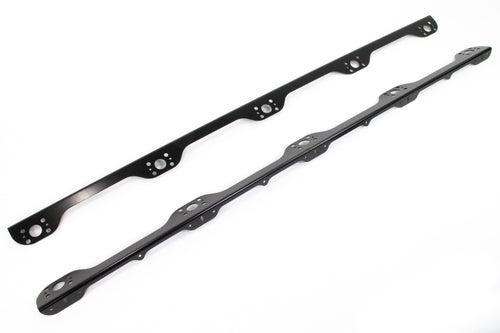 Motion Raceworks 1994-04 S10 S10/Sonoma/Blazer Dzus Hood Rails (34") (Black Anodized)-Motion Raceworks-Motion Raceworks