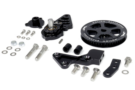 Motion Raceworks Passenger Side Cable Drive LS Mechanical Fuel Pump Bracket F-Body Spacing-Motion Raceworks-Motion Raceworks