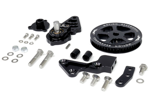 Motion Raceworks Passenger Side Cable Drive LS Mechanical Fuel Pump Bracket F-Body Spacing-Motion Raceworks-Motion Raceworks