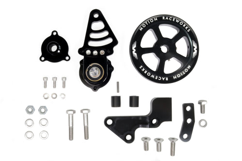 Motion Raceworks Passenger Side Cable Drive LS Mechanical Fuel Pump Bracket F-Body Spacing-Motion Raceworks-Motion Raceworks