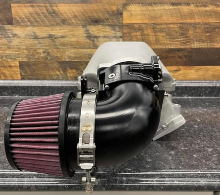 Motion 4" Female V-Band to 4" Barb Flange For Filter or Silicone Coupler 10-14015-Motion Raceworks-Motion Raceworks