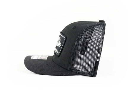 Motion Heritage Hat Black/Black Mesh Back Snapback XL (Extra Large) 95-133-Motion Raceworks-Motion Raceworks